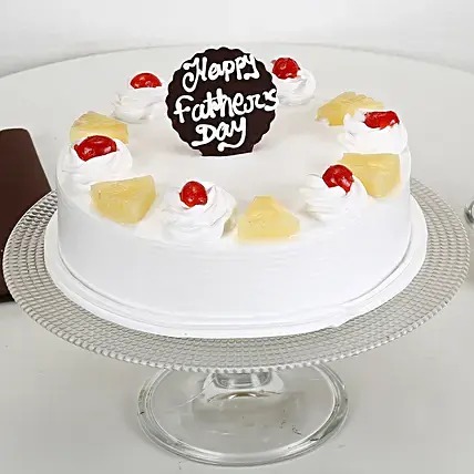 Pineapple Cream Cake For Dad