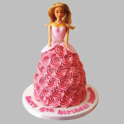 Flamboyant Barbie Cake Vanilla