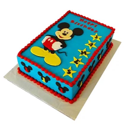 Mickey Mouse Designer Fondant Cake
