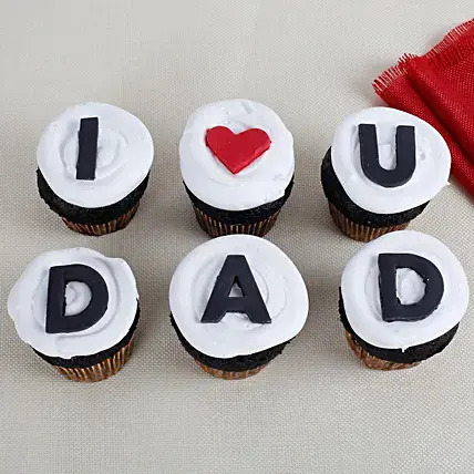 I Love You Dad Cupcakes