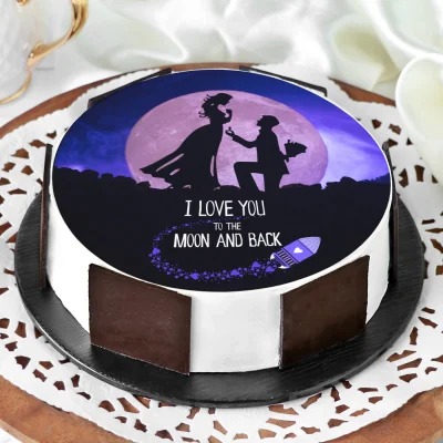 Love Proposal Cake