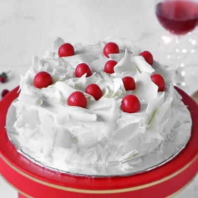 White Forest Cherry Cake