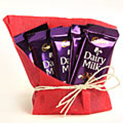 5 Dairy Milk 13gm each with gift wraping