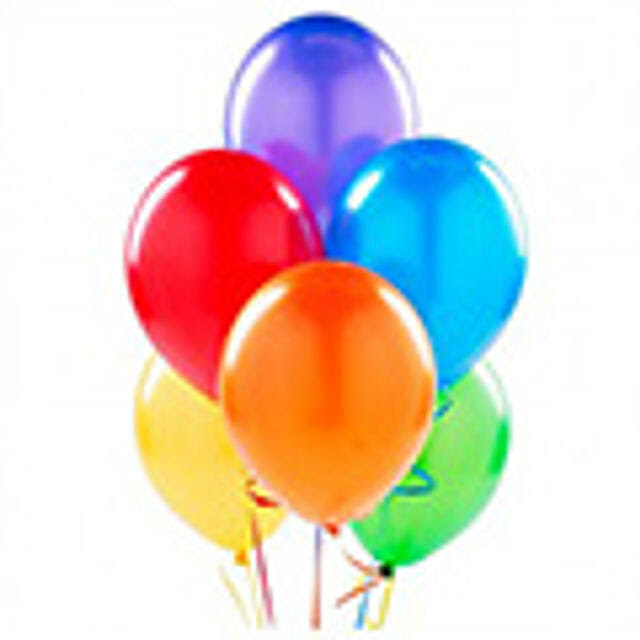 Multi Coloured Balloons Set of 50