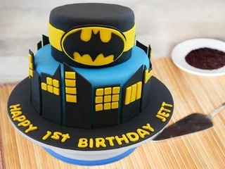 Little Batman's delight cake