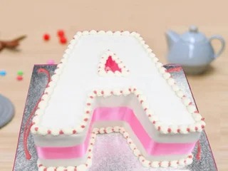 A for Alphabet Cake