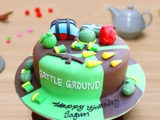 Battle Ground Themed Cake