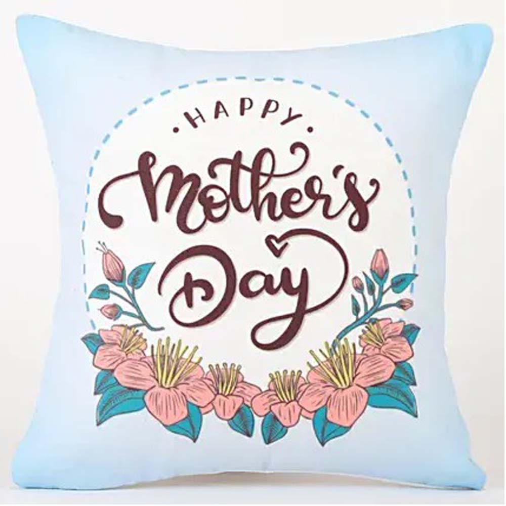 Happy Mother's Day Floral Cushion