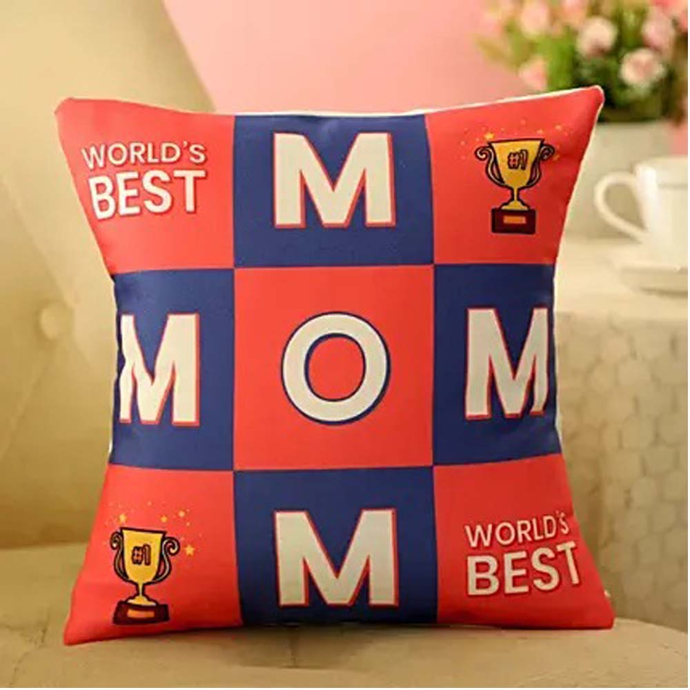 World's Best Wonderful Mom Cushion