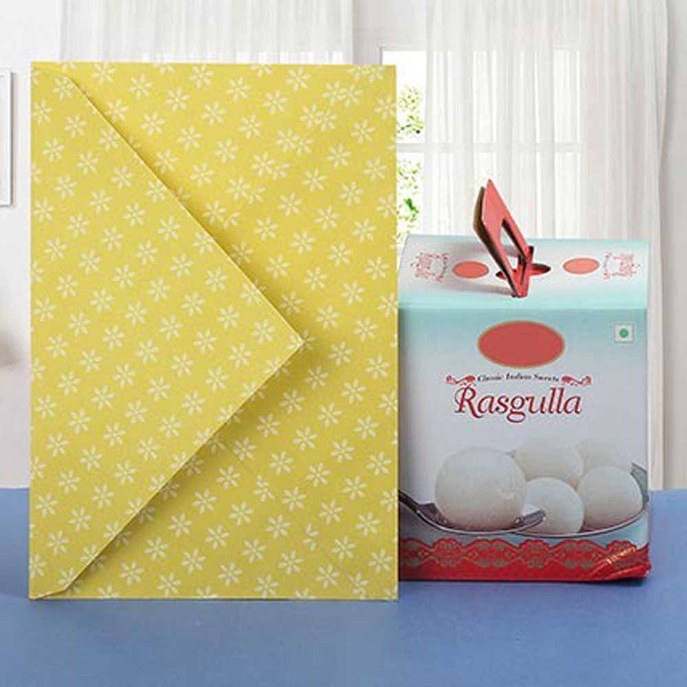 Rasgulla and Card