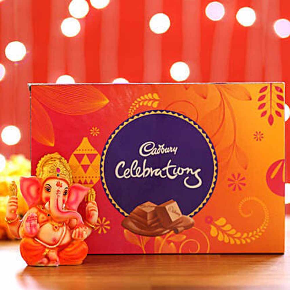 Cadbury Celebrations Box and Ganesh Idol