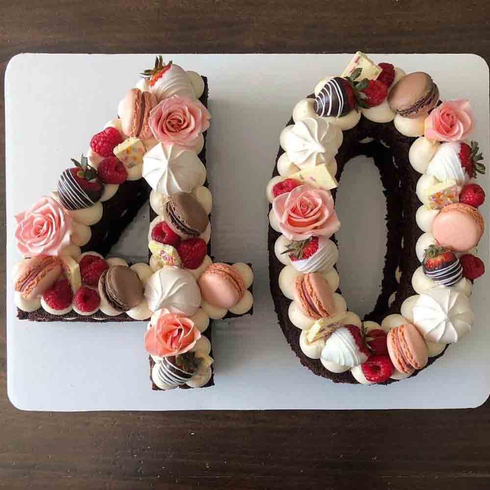 40 Number Cake