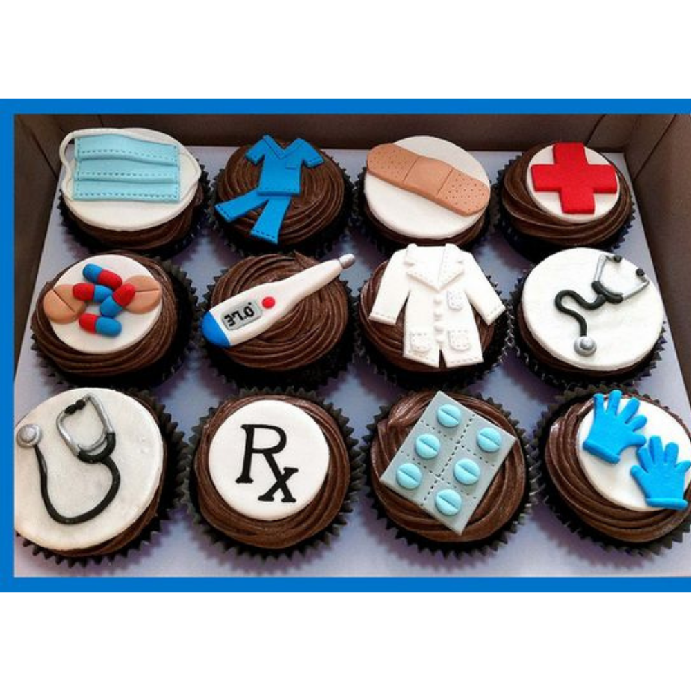 Doctor's stuff cupcakes