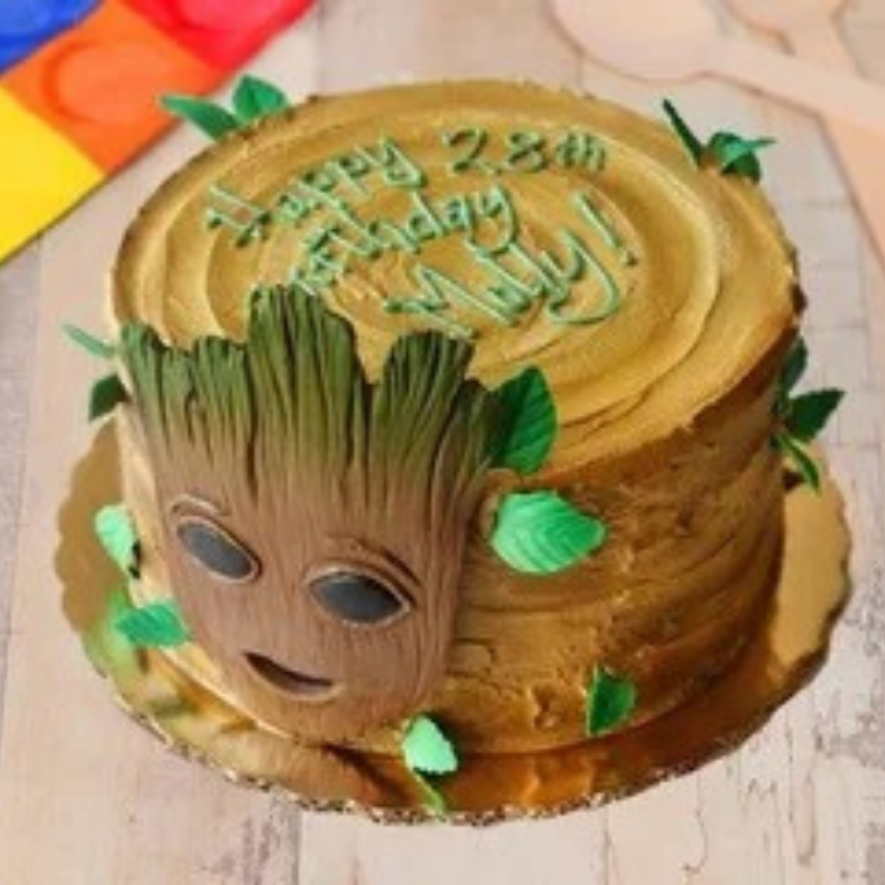 I Am Groot cake
