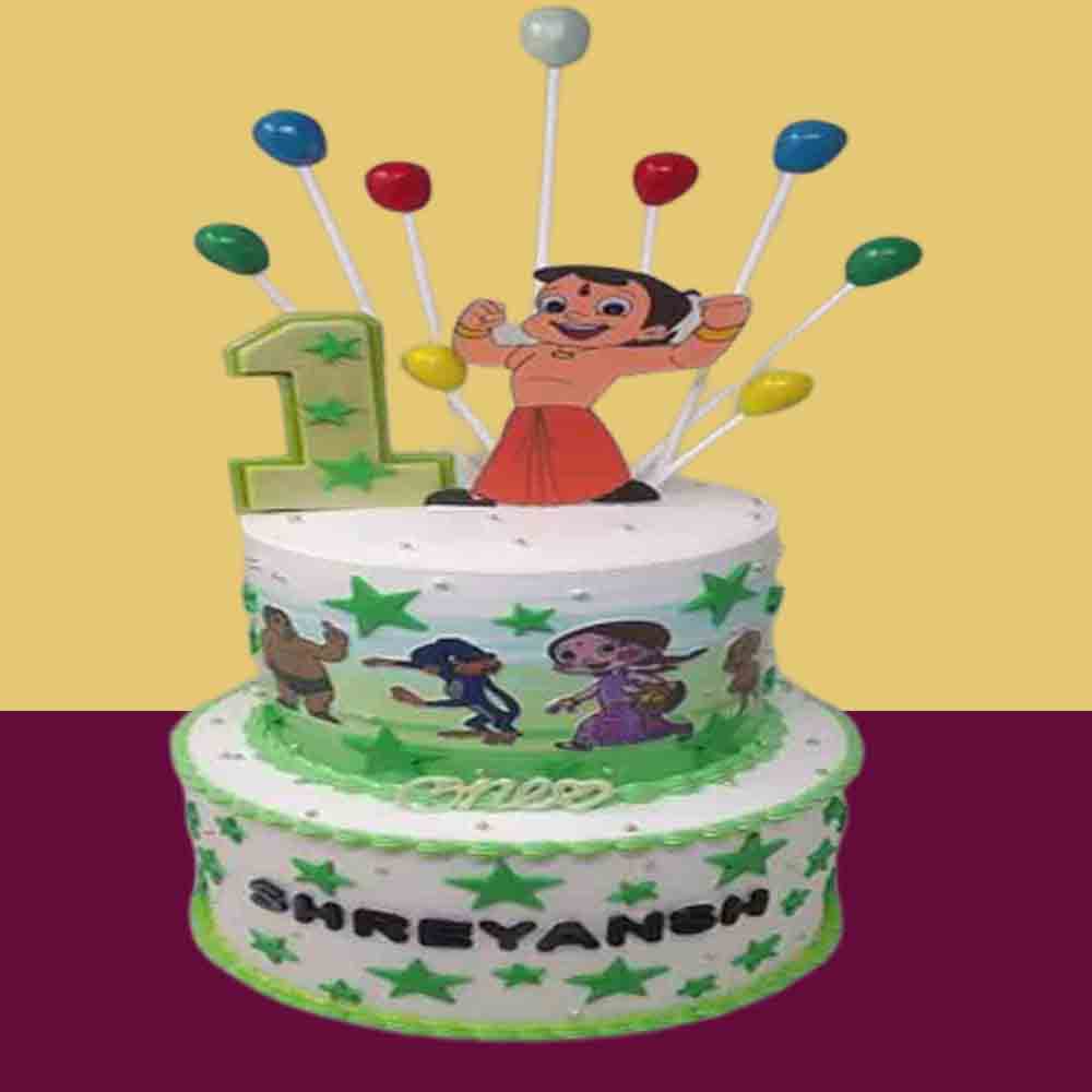 Chotta Bheem 1 st Bday Cake| Order Chotta Bheem 1 st Bday Cake online |  Tfcakes