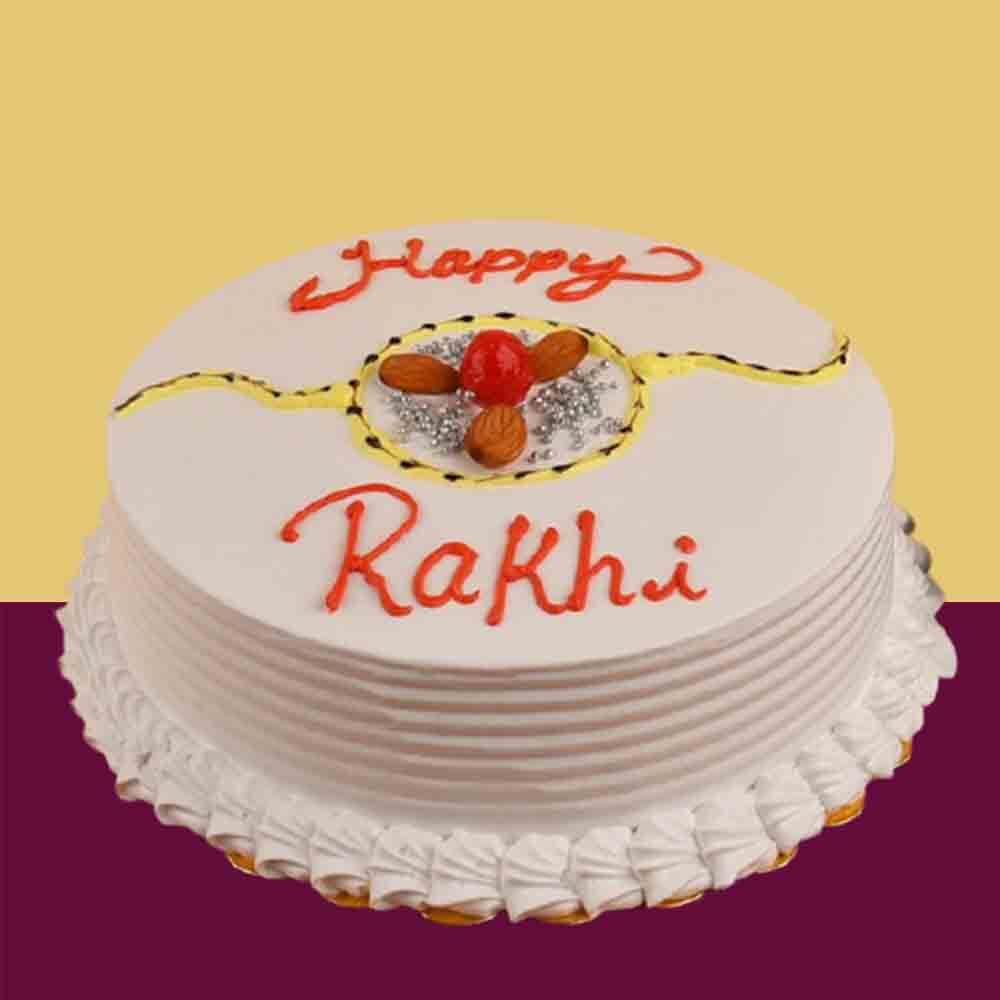 Creamy Pineapple Cake for Rakhi