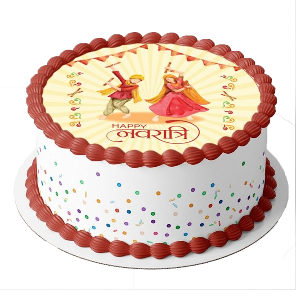 Happy Navratri cake