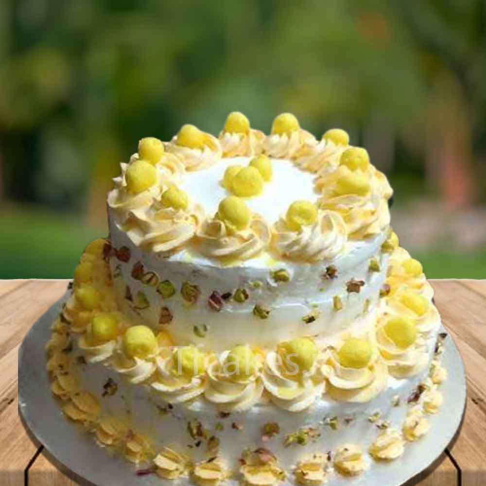 Two layer rasmalai Designer cake