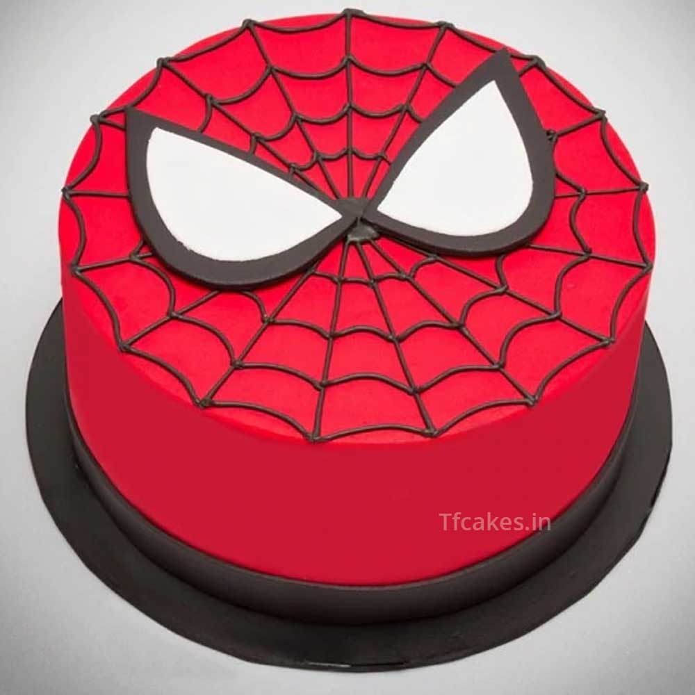Spiderman Number Cake  Winniin
