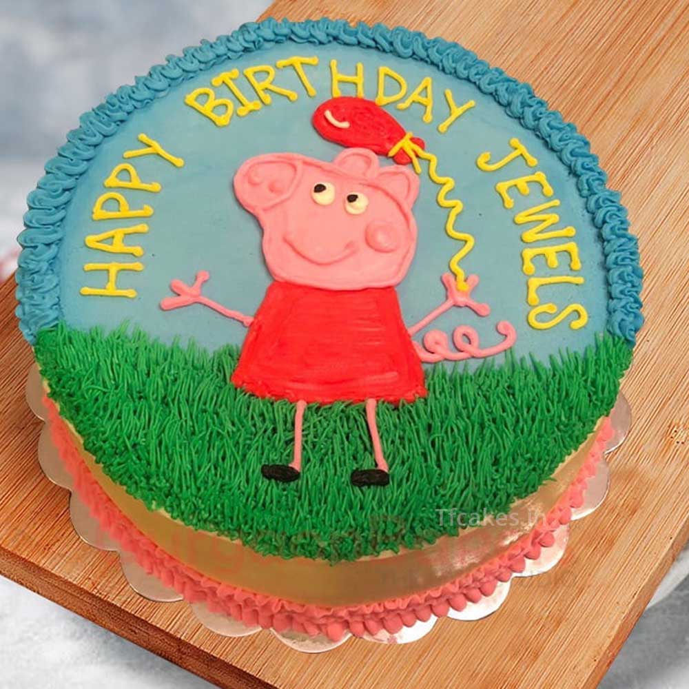 Peppa Pig Family Designer Cake Delivery in Delhi NCR  299900 Cake  Express
