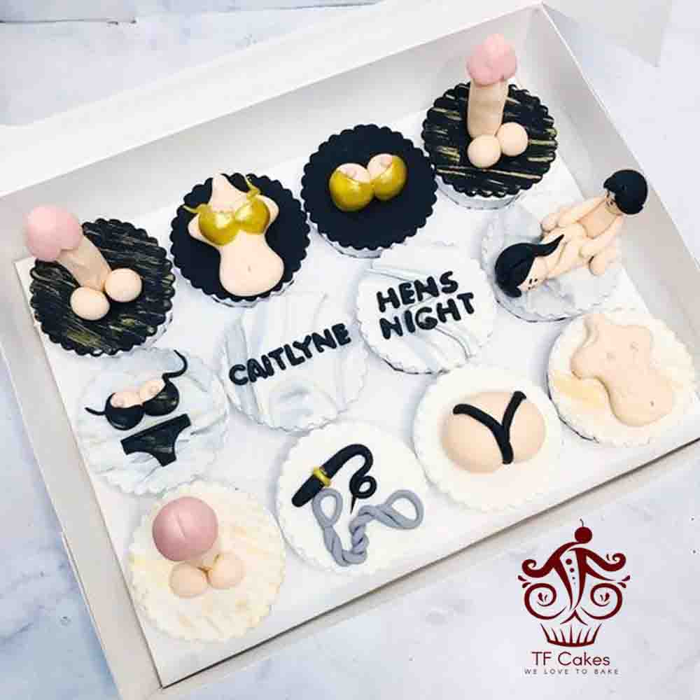 Hens Night Cup Cake