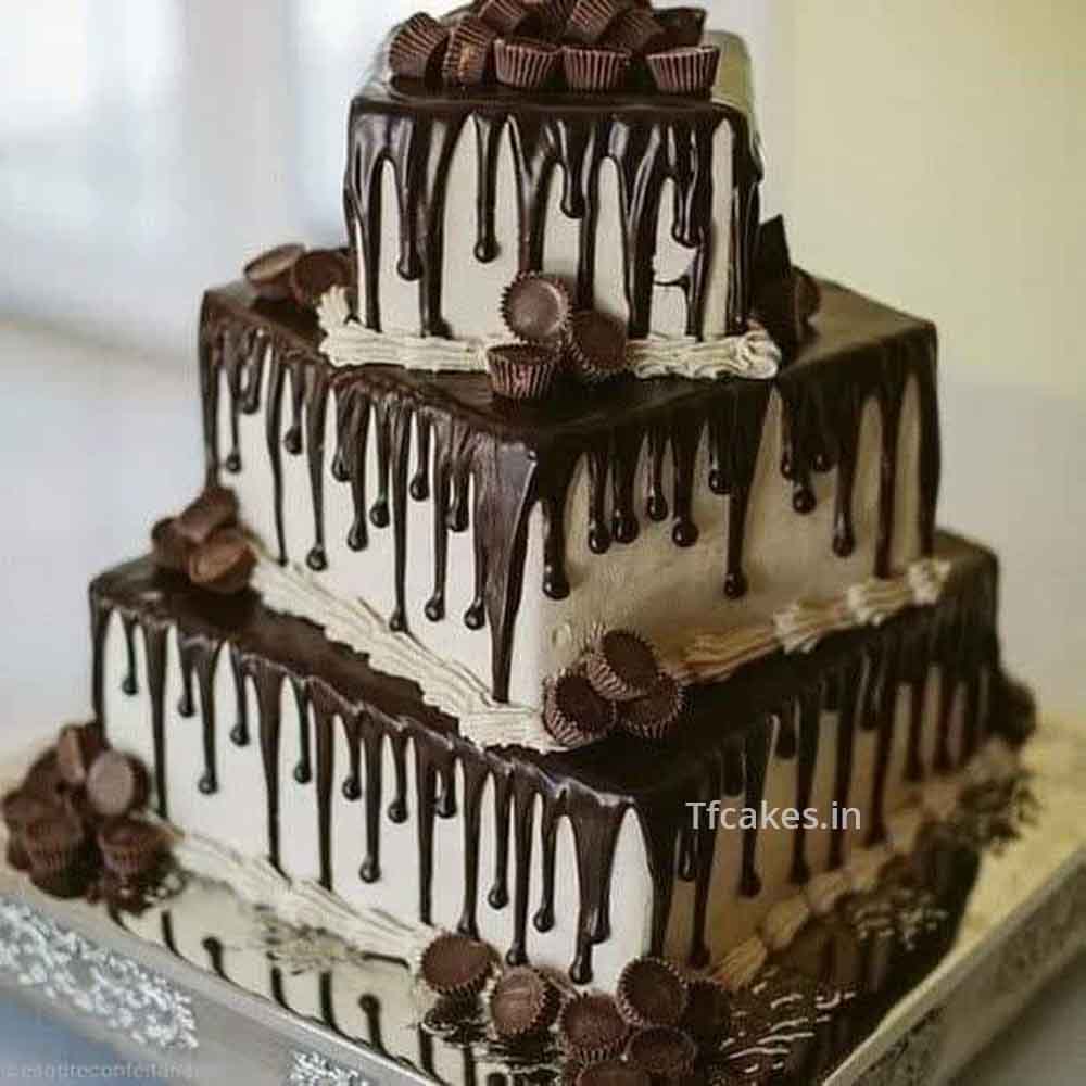 Chocolate Square Cake - Buy Cakes Onine - Gift My Emotions