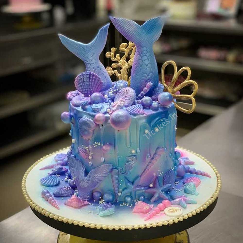 Blue Fish Cake