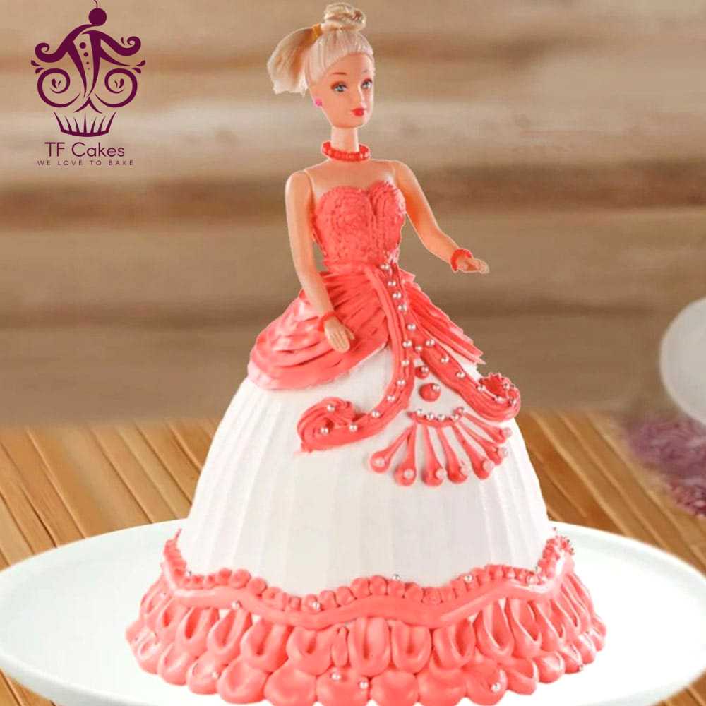 Princess Barbie Cake | Barbie Cakes Online Delivery - Tfcakes