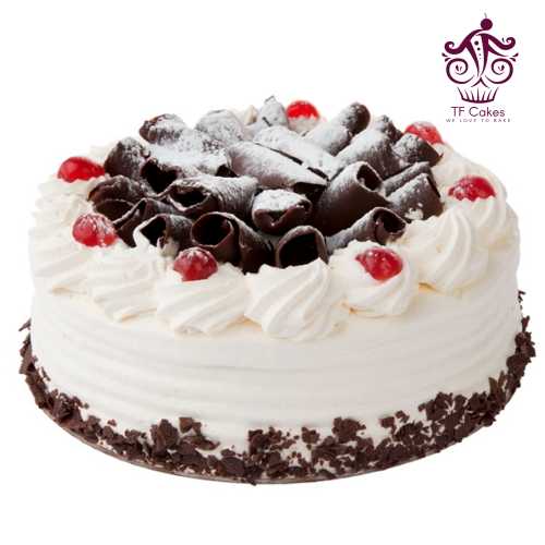 Black forest Cake with powdered sugar