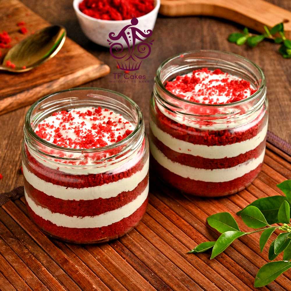 Order Red Velvet Jar Cake