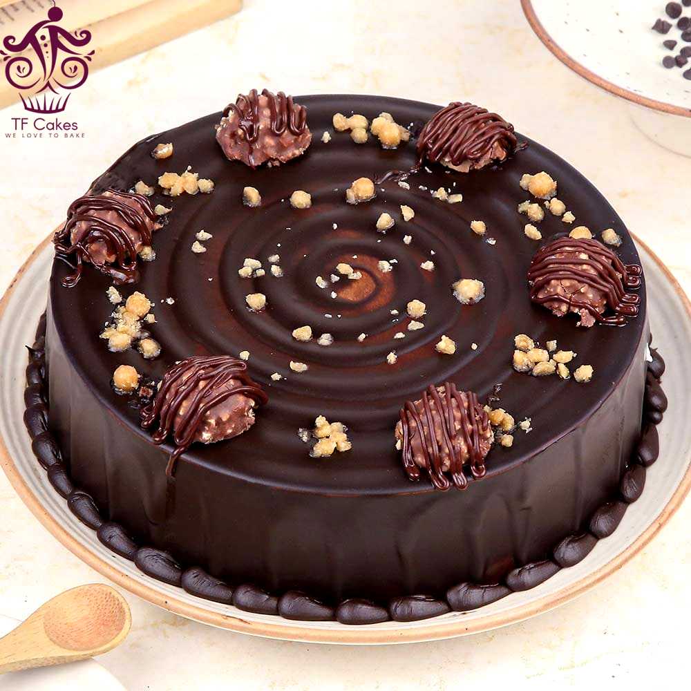 Crunchy Hazelnut and Almond Chocolate Truffle Cake - Wishque | Sri Lanka's  Premium Online Shop! Send Gifts to Sri Lanka