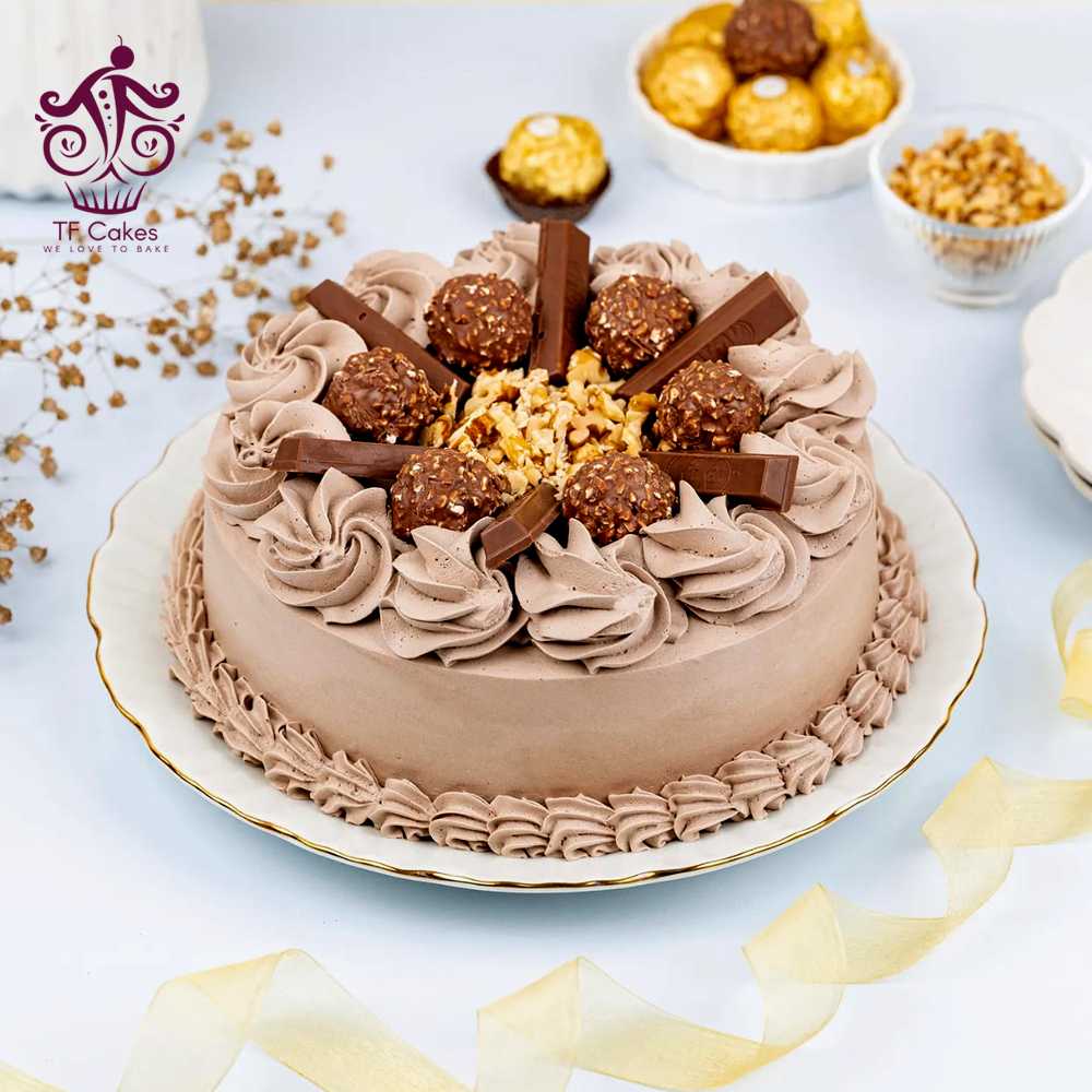 Round Ferrero Rocher Cake at Rs 1607/kg in Gurgaon | ID: 16894336733