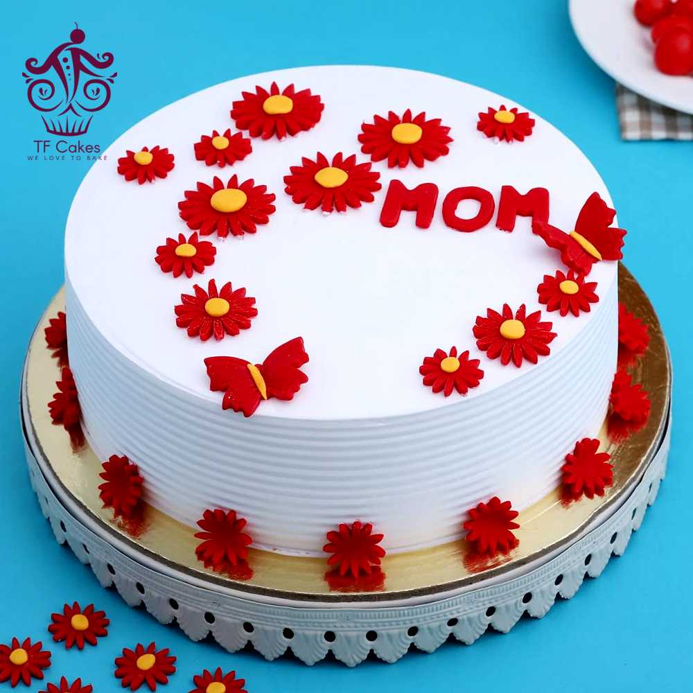 Mother Day Special Vanilla Cake