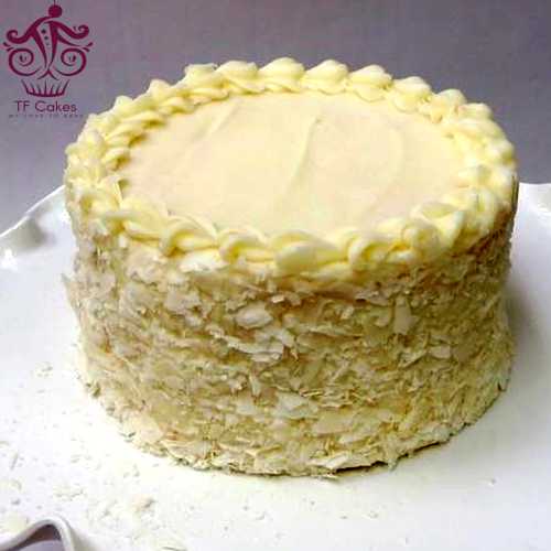 Order Online Creamy White Forest Cake | Blissmygift