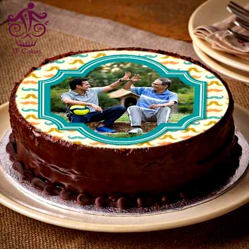 Yochana's Cake Delight! : Birthday cake dad and son..