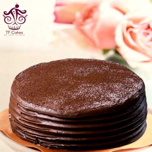 Traditional chocolate sponge cake
