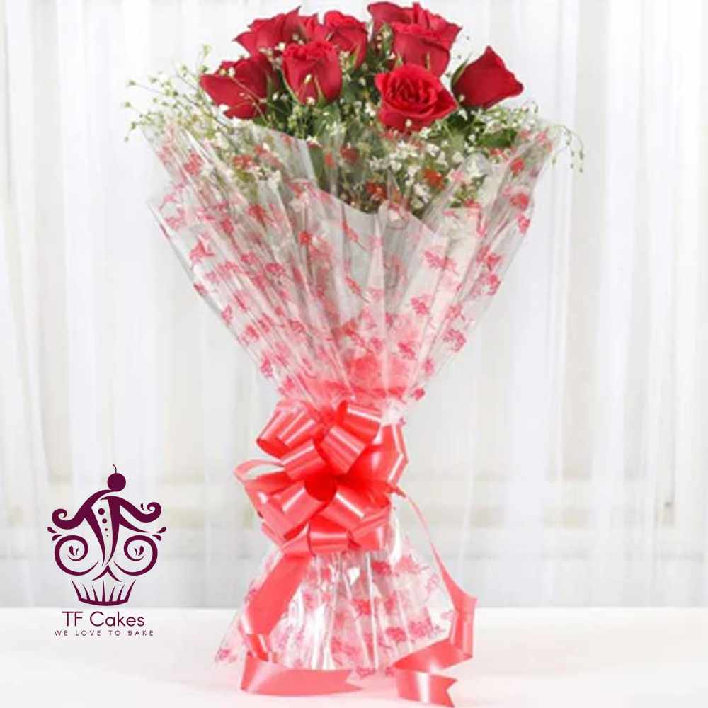 Magical Red Roses Bouquet
