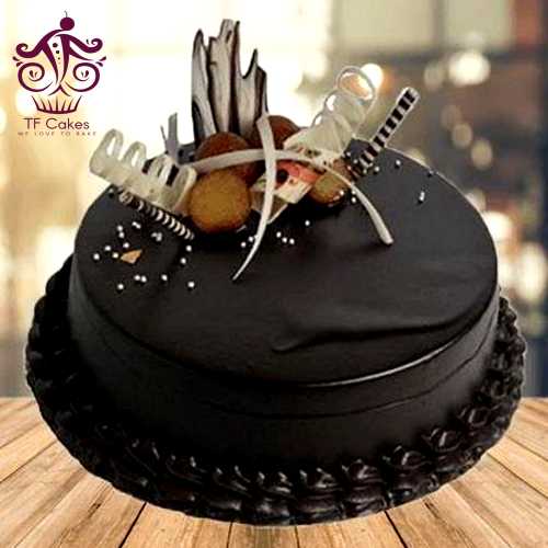 Cool Chocolate Birthday Cake With Name