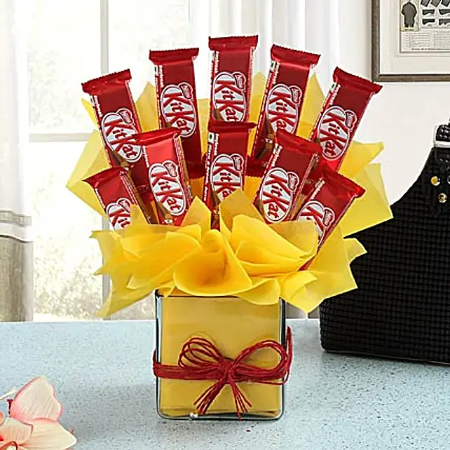 Kitkat Vase Arrangement