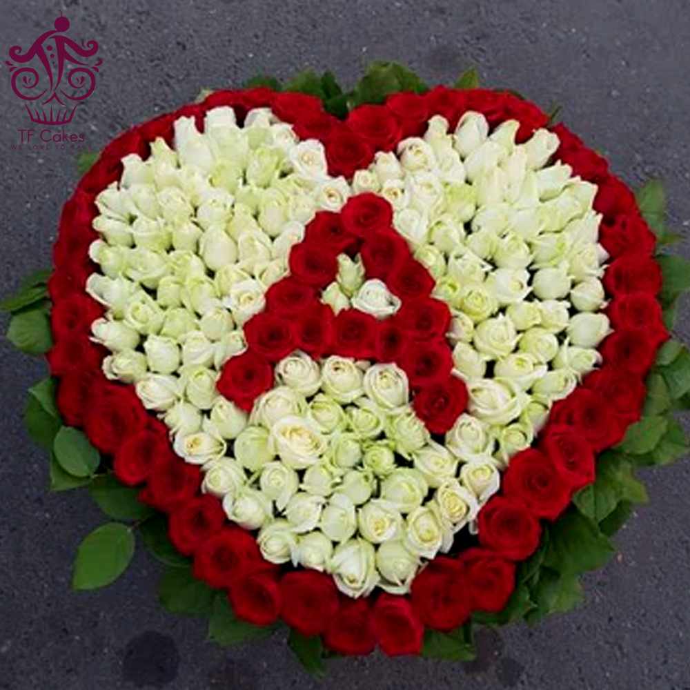 Heart-Shaped Flower Bouquet