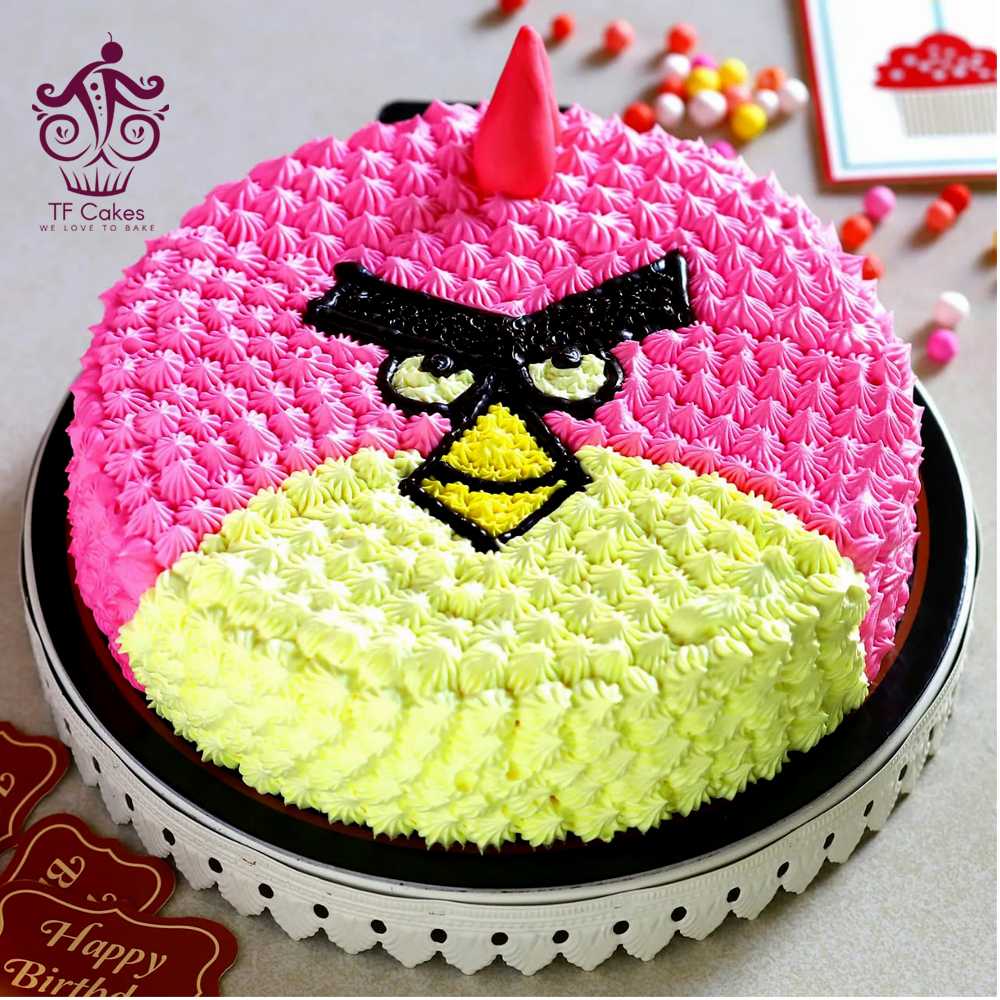 Appealing Angry Bird Cake  MyFlowerTree