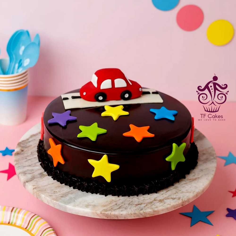 Kids car cake
