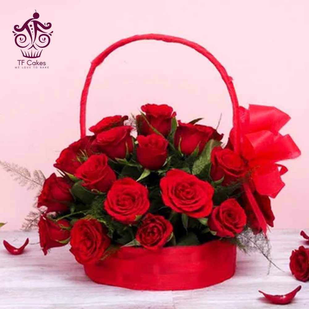 Our Basket Red Roses