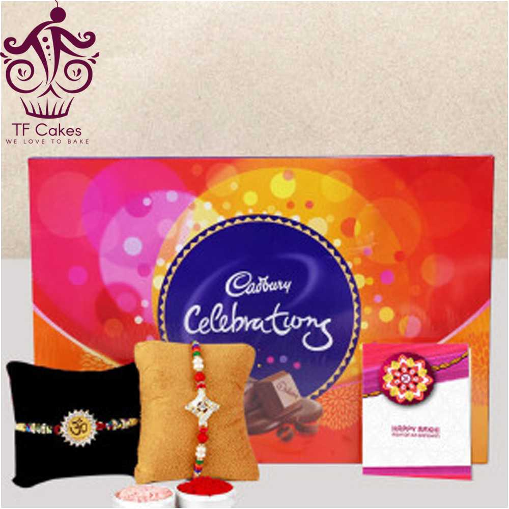 2 Rakhi Cadbury Celebration Combo