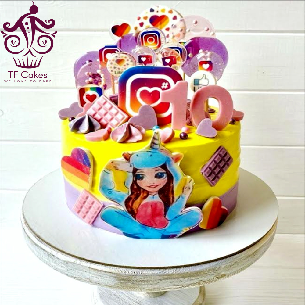 Pin by Kathrin Gougassian on Kathrin's Magical Cakes | 10 birthday cake,  Birthday cake girls, 10th birthday cakes for girls