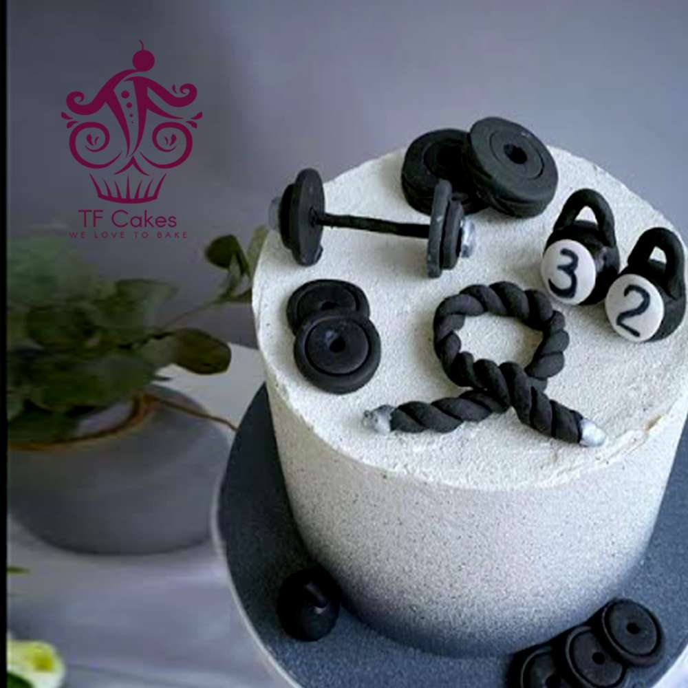 Photo Gym Theme Cake Design Stock Photo 2159301381 | Shutterstock