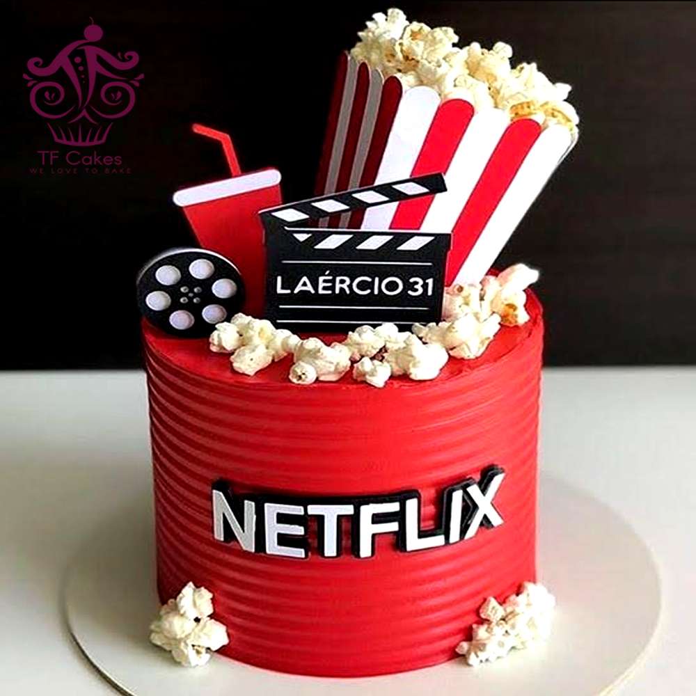 Netflix Movie Theme Cake