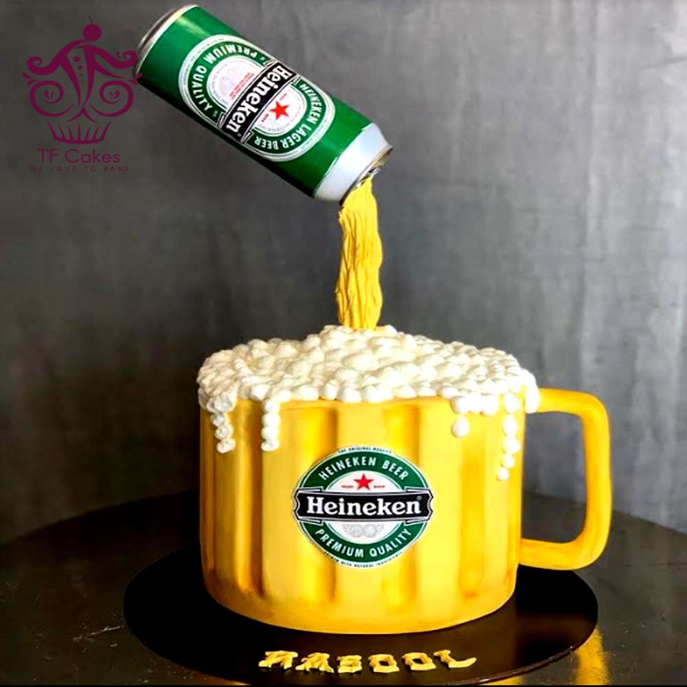 Order Beer Theme Cake 1 Kg Online at Best Price, Free Delivery|IGP Cakes