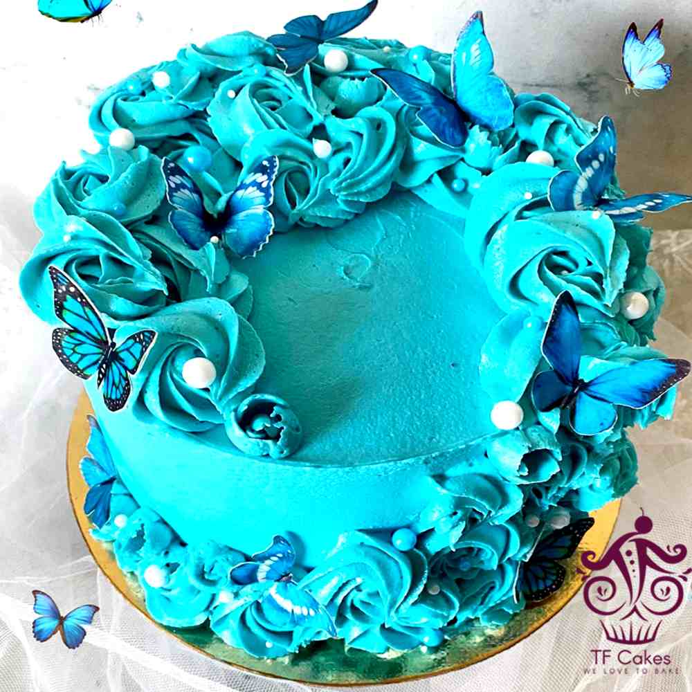 ose Garden Butterfly Cake