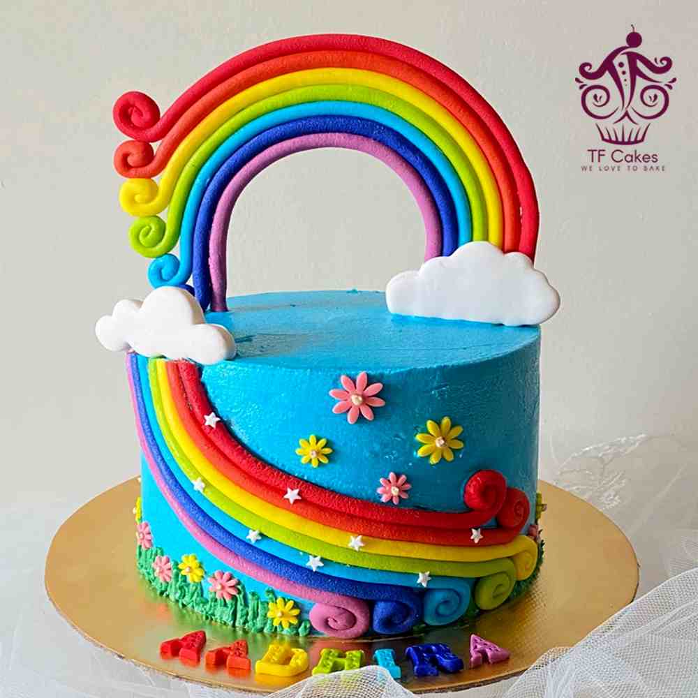 Rainbow Delight Cake
